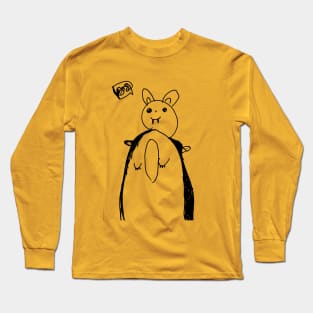 Izzo Big SusBunny Black Long Sleeve T-Shirt